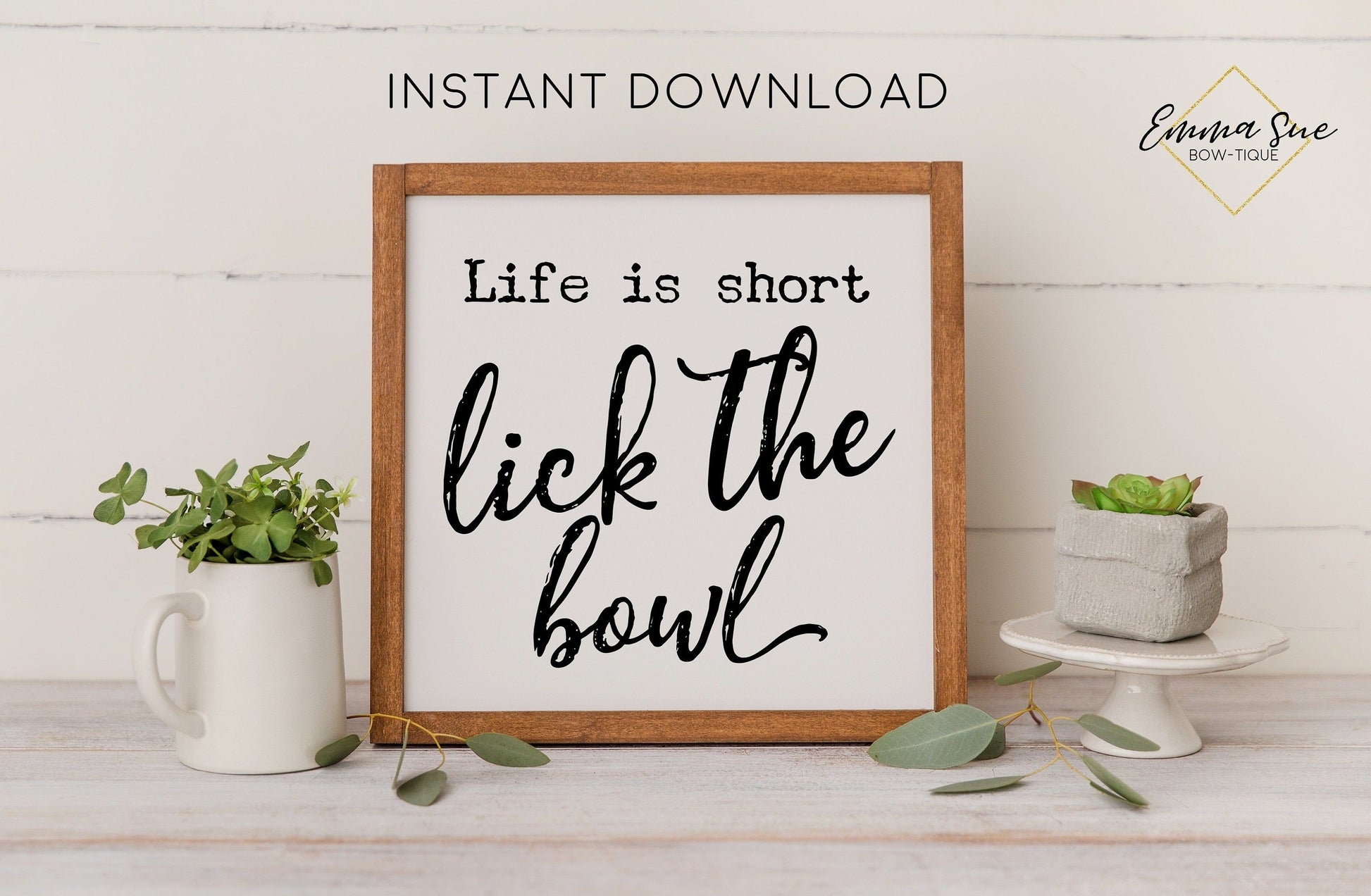 Littlefa Funny Coffee Quote Life is Short Lick The Macao